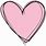 Cute Pink Heart Clip Art