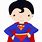 Cute Superhero Clip Art Superman