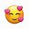 Cute in Love Emoji