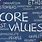 Define Core Values