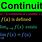 Definition of Continuity Calculus