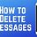 Delete Text Messages On iPhone