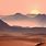 Desert Sunset Wallpaper 4K
