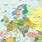 Detailed World Map Europe
