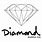 Diamond Clothing Brand Logo