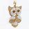 Diamond Owl Pendant