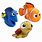 Disney Finding Nemo Bath Toys