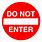 Do Not Enter Sign PNG