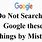Do Not Search On Google
