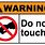 Do Not Touch Poster