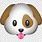 Dog. Emoji Outline
