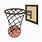 Drawing of Basketball Hoop