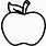 Drawing of an Apple Easy