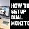 Dual Monitor Connection