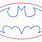 Easy Step by Step to Draw Batman Logo