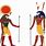 Egyptian God Ra and Horus