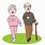 Elderly People Walking Clip Art