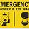 Emergency Shower Eyewash Sign