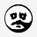 Emoji Meme Face Black