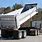 End Dump Truck and Trailer