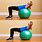 Exercise Ball Crunch