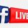 Facebook Live 3D Logo
