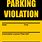 Fake Parking Ticket Print Out