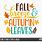 Fall Leaves Autumn Breeze SVG