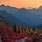 Fall Mountain Sunset Wallpaper