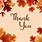 Fall Thank You Banner