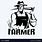 Farmers Logo Black and White