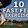 Fast Feet Exercise
