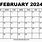 Feb. 20-24 Calendar