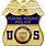 Federal Police Officer Badge