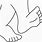 Feet ClipArt Black and White