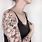 Feminine Flower Sleeve Tattoos