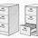 File Cabinet Drawing