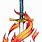 Flame Sword Drawing