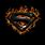 Flaming Superman Logo