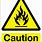 Flammable Gas Warning Signs