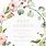 Floral Baby Shower Invitations