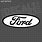 Ford Logo Stencil