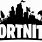 Fortnite Logo Black White