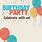Free Birthday Party Invitation Card