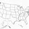 Free Blank Map of USA
