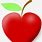 Free Clip Art Heart Shaped Apple