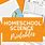 Free Homeschool Science Worksheets
