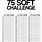 Free Printable 75 Soft Challenge Chart