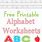 Free Printable Alphabet Letter Pages