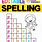 Free Printable Spelling Word Worksheets